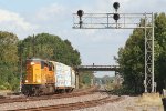 UP 1118 with Searcy turn from Newport